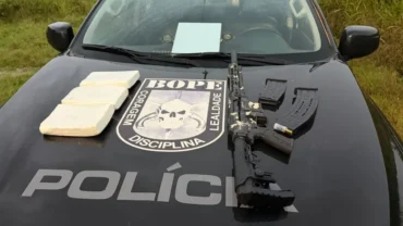 Cocaína: Bope apreende 3 kg e arma em Cáceres