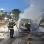 Incêndio em kombi mobiliza bombeiros em Sinop