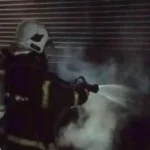Corpo de Bombeiros combate incêndio em carreta na BR-364 em Mato Grosso