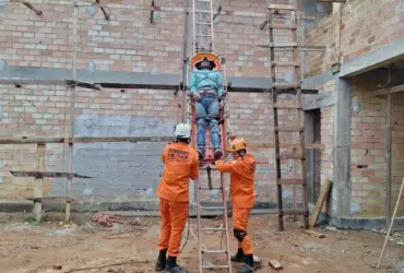 Resgate em altura mobiliza Bombeiros em MT
