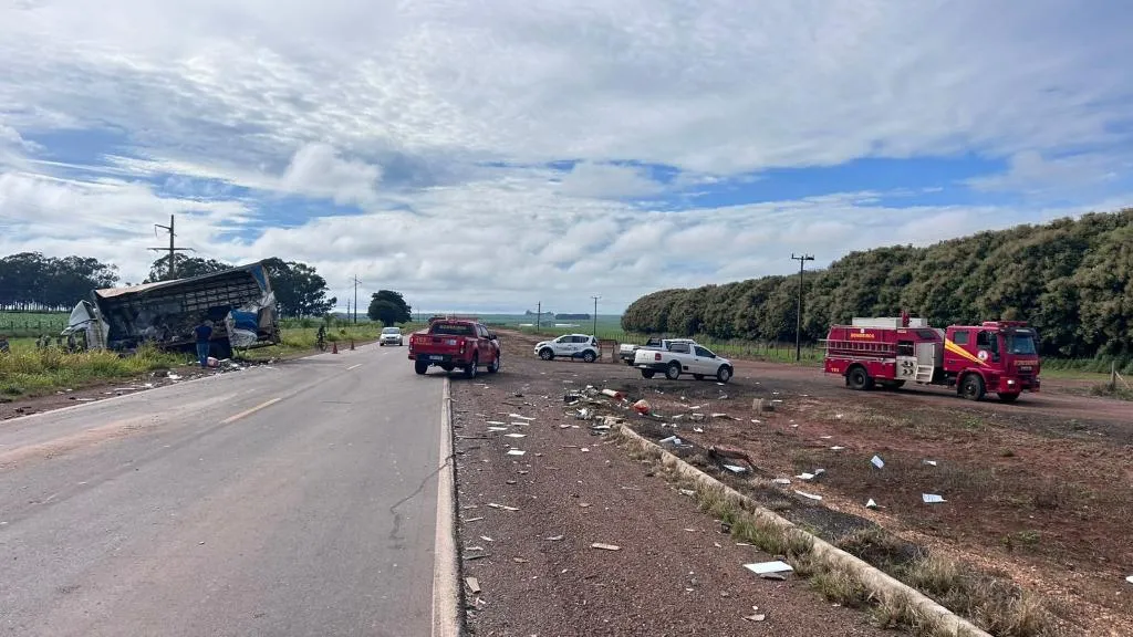 Acidente BR-070 deixa morto e ferido em Campo Verde