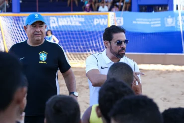Beach Soccer aproxima seleção e jovens na Paraíba