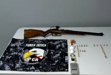 Faccionado é preso com arma e drogas em Matupá