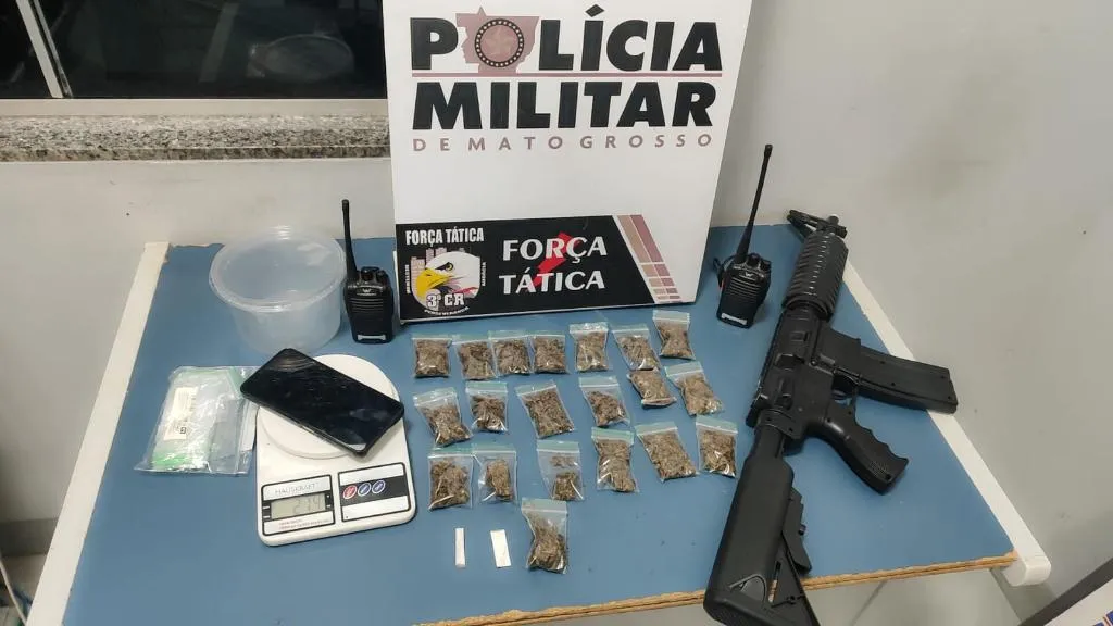 Tráfico de drogas: homem é preso com simulacro em Sinop