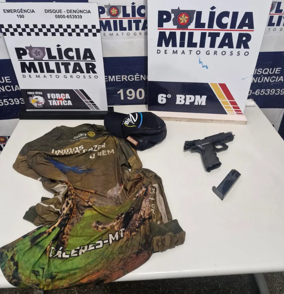 Suspeito de homicídio é preso após tiros em bar