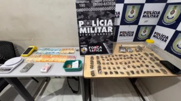 Tráfico de drogas: três são presos em Cuiabá