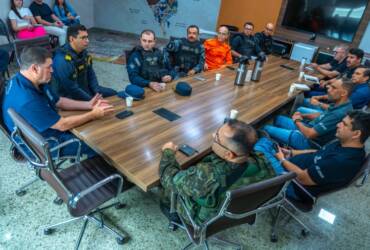 Forças de Segurança de Lucas do Rio Verde se reúnem para alinhar estratégias operacionais do Show Safra Mato Grosso 2026