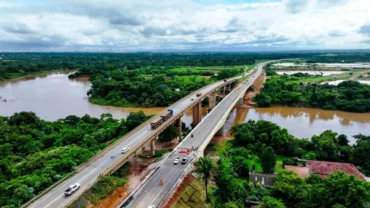 Ponte BR-163 é inaugurada e obras avançam em MT