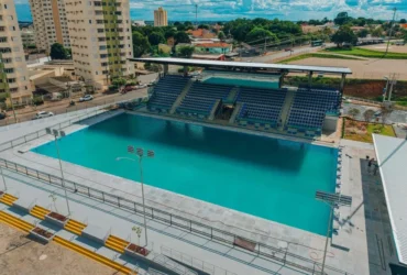 Governo de Mato Grosso reinaugura piscina olímpica no Arena Pantanal