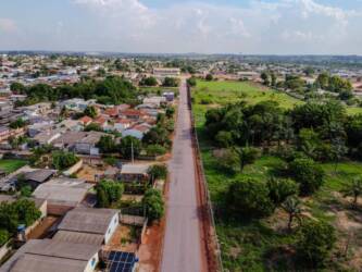 Foto aérea da Guarantã do Norte