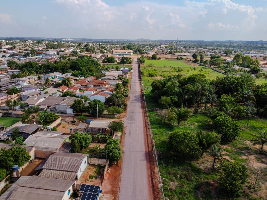 Foto aérea da Guarantã do Norte