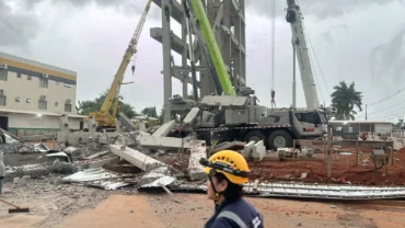 Após retirada completa da estrutura comprometida, interdição é suspensa e engenheiros devem reiniciar construção com nova forma de execução