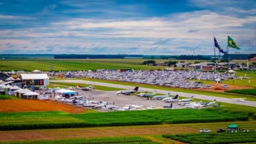 Aeroporto no Show safra