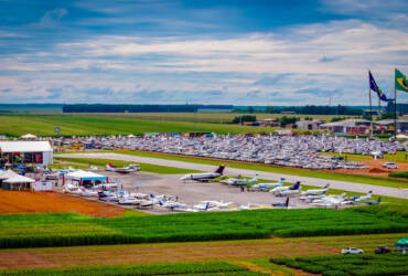 Aeroporto no Show safra