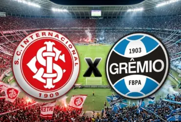 escudos do Internacional x Grêmio