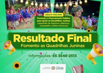 Lucas do Rio Verde divulga resultado final do edital de fomento às quadrilhas juninas