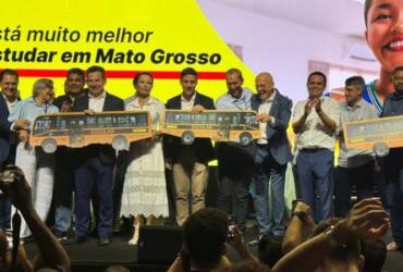 Lucas do Rio Verde recebe dois novos ônibus escolares do Governo do Estado