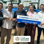 Município recebe trator agrícola do Governo do Estado de Mato Grosso