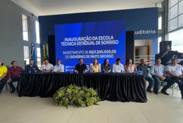 Nova sede de Escola Tecnica Estadual -CenárioMT