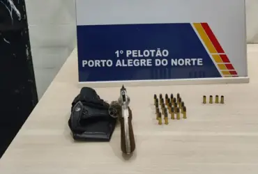 Disparos levam à prisão em Porto Alegre do Norte
