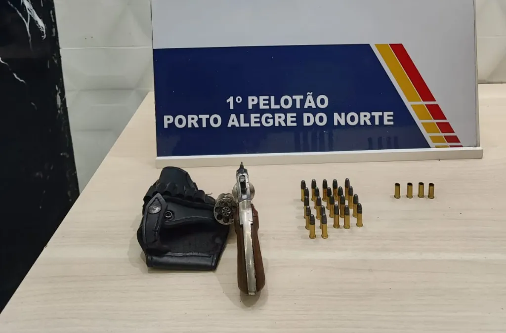 Disparos levam à prisão em Porto Alegre do Norte