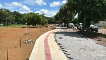 Parque Florestal de Sinop recebe calçamento ecológico com investimento de R$ 680 mil