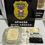 Tráfico de drogas: mulher é presa com 1,3 kg de cocaína em Apiacás