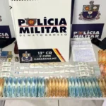 Casal é preso em Canarana por tráfico de drogas; 35 porções de cocaína foram apreendidas