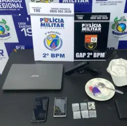 Furto de notebook termina com prisões em Barra do Garças