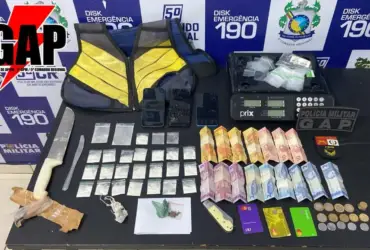 Tráfico de drogas em Barra do Garças leva a duas prisões