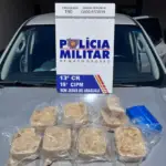 Polícia Militar de Mato Grosso intercepta transporte de cocaína em caminhonete na BR-158