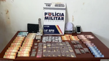 Polícia prende homem com 66 porções de drogas em Primavera do Leste