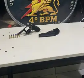 Porte ilegal de arma leva à prisão em Várzea Grande