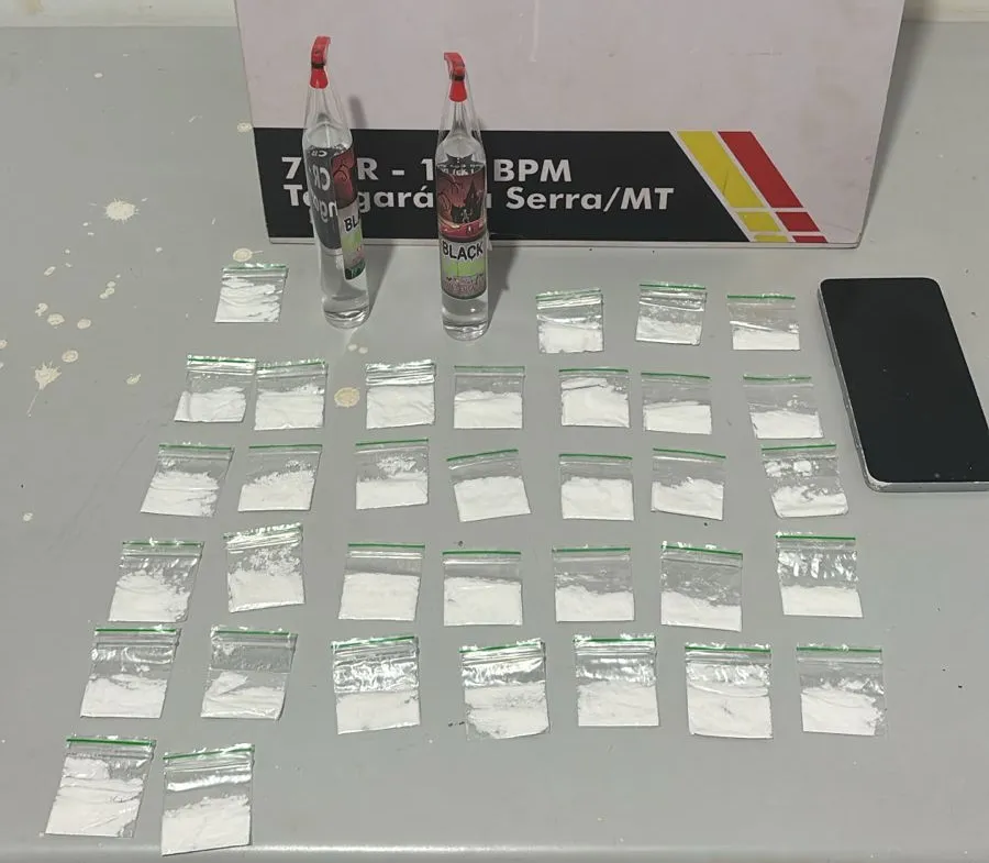 Tráfico de drogas: suspeito é preso em Tangará