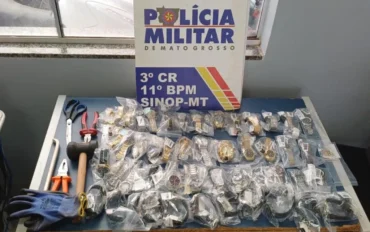 Furto em shopping termina com prisão e 49 relógios recuperados