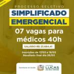 Prefeitura abre processo seletivo para a contratação de médicos 40 horas
