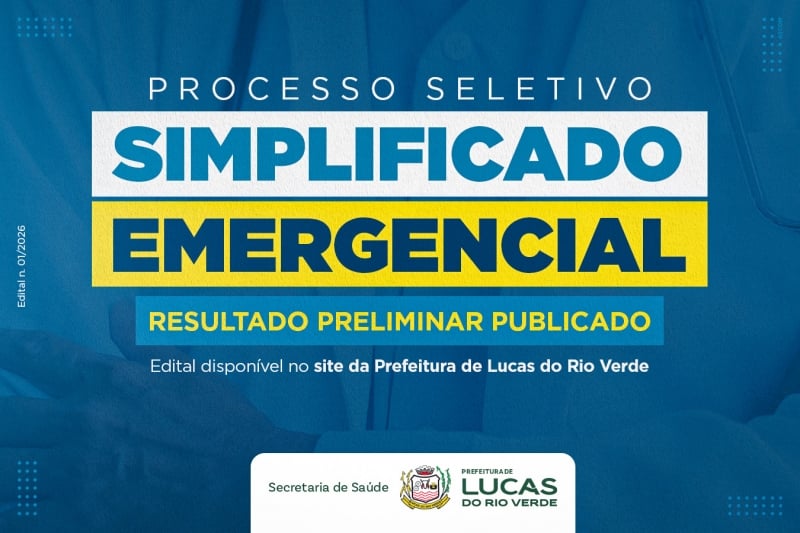 Prefeitura divulga resultado preliminar do processo seletivo da Saúde