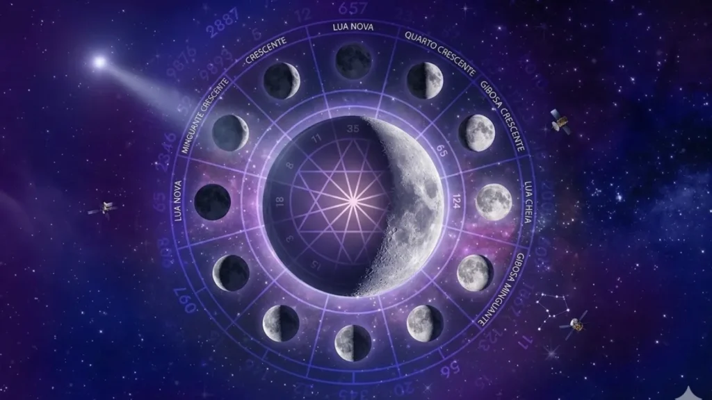 Neste domingo (15), a Lua estará na sua fase minguante, o que significa que a parte iluminada do disco lunar visível está diminuindo a cada noite