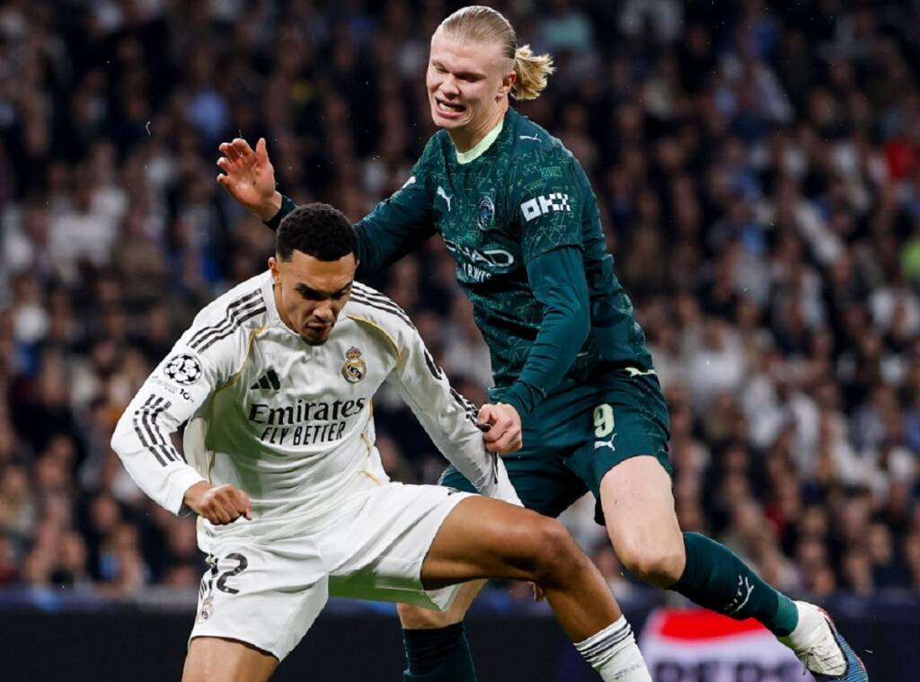 Manchester City x Real Madrid: onde assistir ao vivo, escalações e tudo sobre o jogaço da Champions League. Imagem: Divulgação Real Madrid