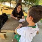 Alunos da rede municipal de Sinop realizam ação de conscientização sobre violência contra a mulher na UFMT