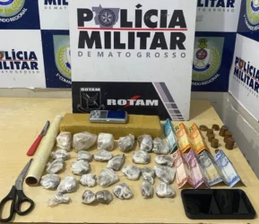 Tráfico de drogas: dois são presos pela Rotam em Cuiabá