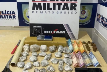 Tráfico de drogas: dois são presos pela Rotam em Cuiabá