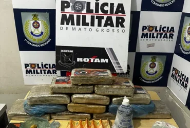 Rotam prende dupla por tráfico de drogas em Cuiabá