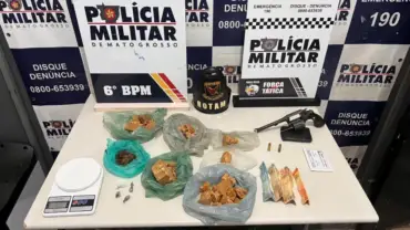 Rotam prende suspeito por tráfico em Cáceres