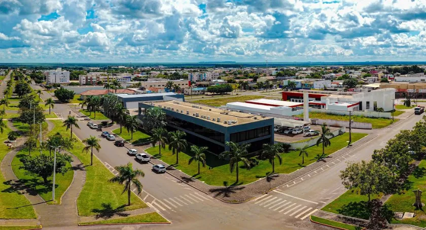 Cidade de Sapezal - Vista aérea
