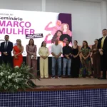 Sorriso sedia Seminário Março Mulher para debater o combate ao feminicídio e à violência de gênero