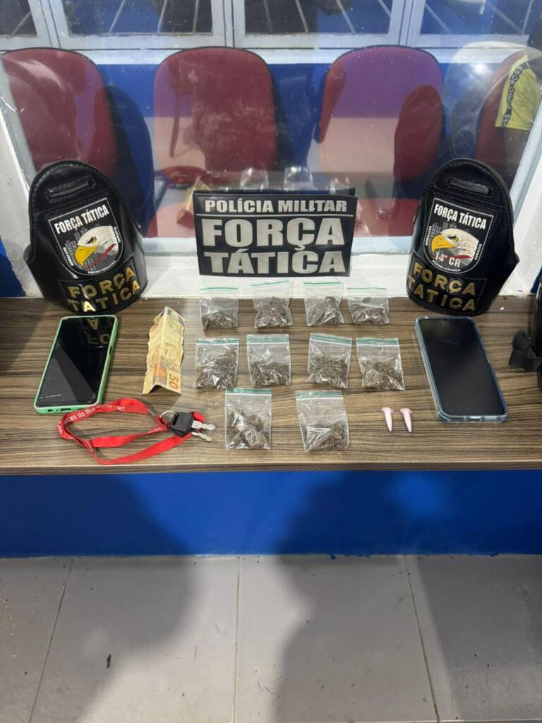 Suspeito é preso com drogas após perseguição policial em Lucas do Rio Verde