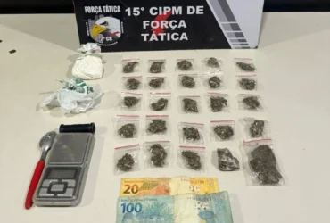 Tráfico de drogas: suspeito é preso em flagrante em VG