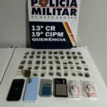 Tráfico de drogas: trio é preso com 50 porções em Querência