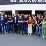 Vereadores acompanham agenda do governador Mauro Mendes em Lucas do Rio Verde